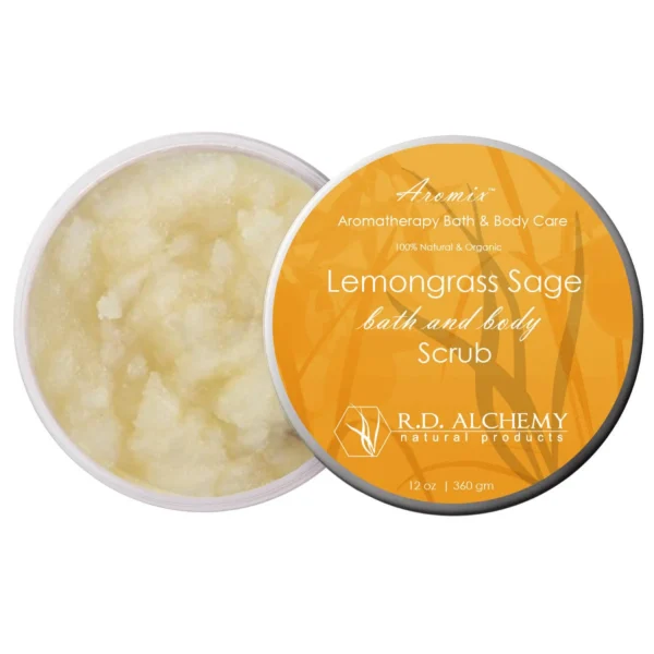 RD Alchemy Lemongrass Sage Sea Salt Body Scrub